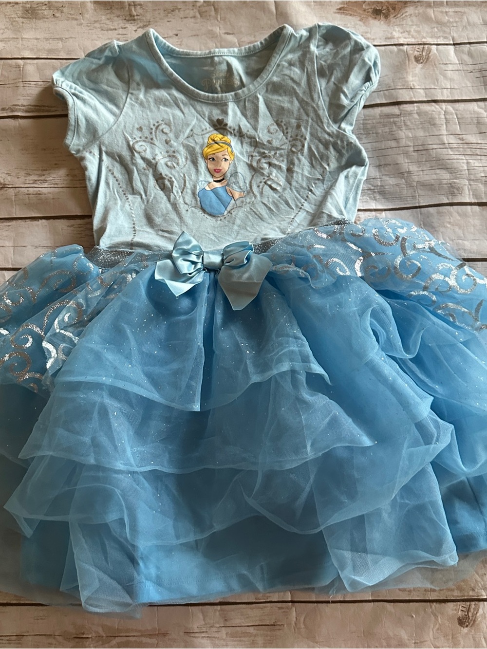 Disney Cinderella tulle dress fair for slight imperfections 6x